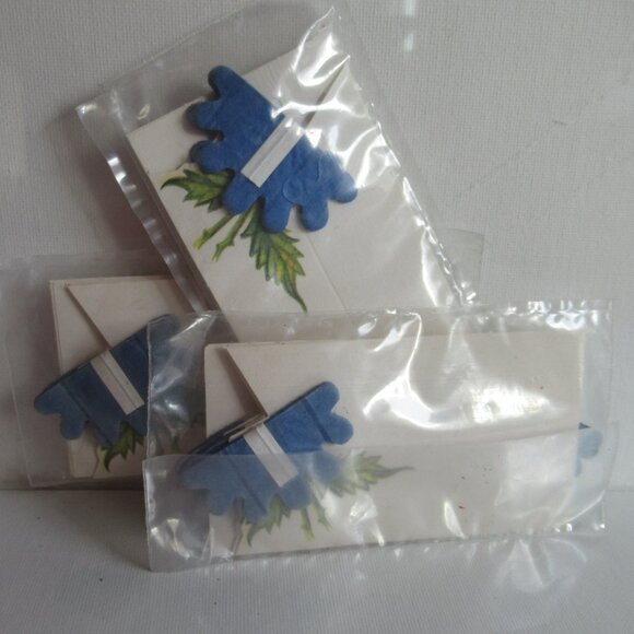 Shades of Blue Wedding Place Holders, Floral, Accent, Event, Decor, Vintage - Picture 10 of 10